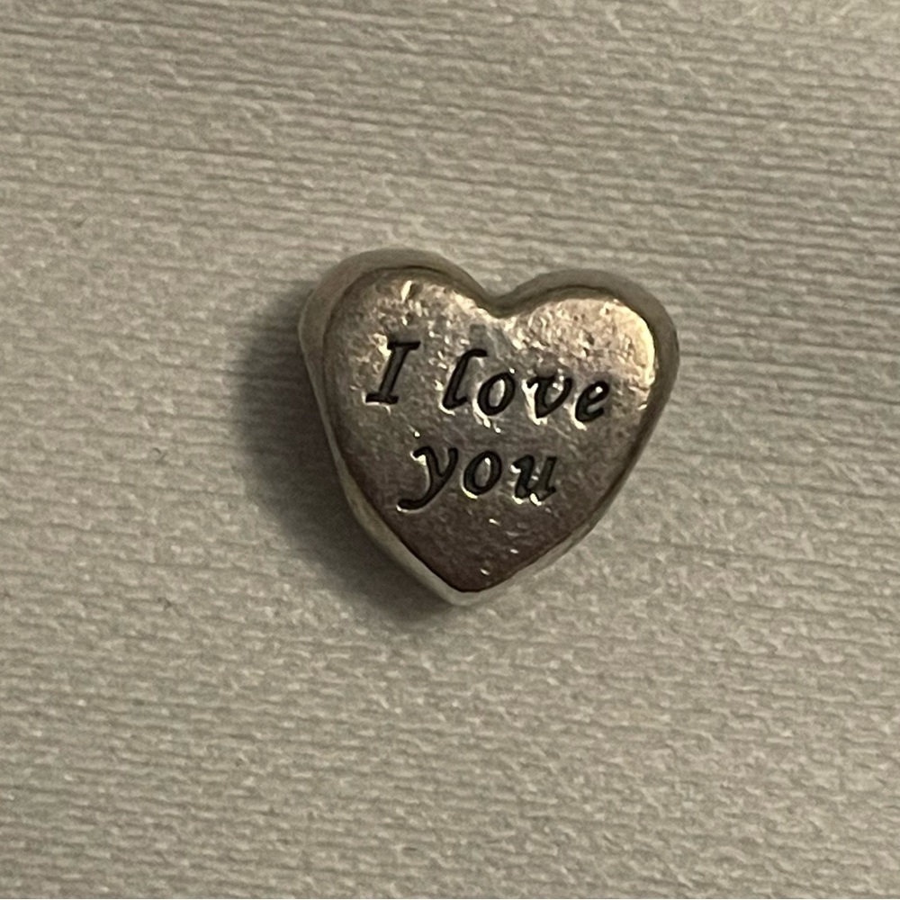 Pandora I Love You Heart charm